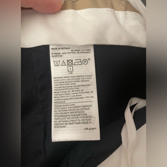 Banana Republic Wide Leg Navy Trouser - Picture 3 of 5